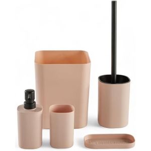 Set van 5 Badkameraccessoires - Utility - Kunststof