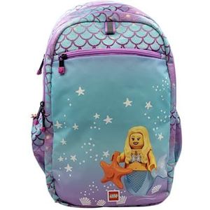 LEGO® Sirena schoolrugzak Superlicht 28L SMU Urban Backpack - lichtblauw en paars, lichtblauw en paars, 28L