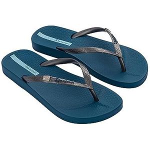 Ipanema ANAT BRASILIDADE FEM teenslippers voor dames, blauw/zilver, 40 EU, blauw zilver., 40 EU