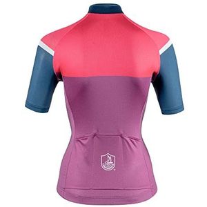 Campagnolo Zilver lang gebreid dames, roze/blauw, L