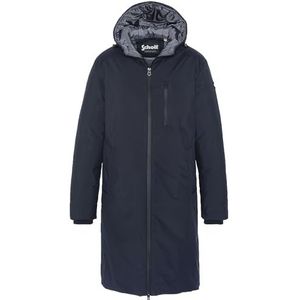 Schott NYC Fargo donsjas met ritssluiting, zacht, Schott, marineblauw, maat S voor volwassenen