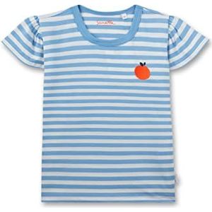 Sanetta meisjes t-shirt, blauw, 110 cm