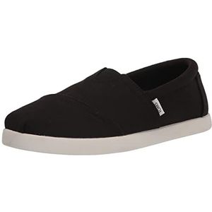 TOMS Heren Alp FWD Loafer Flat, Zwart gerecycled katoenen canvas, 46 EU