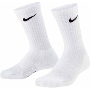 NIKE - Set van 3 Paar Sokken - Geribbelde Zoom - Katoen - Wit