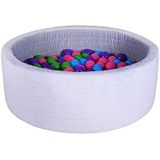 KNORRTOYS.COM 68179 Ballenbad Soft-Cosy geo Grey 300 Balls softcolor, grijs