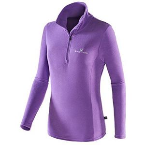 Black Crevice Dames fleece ski-rolli, amethist/zilver, 38