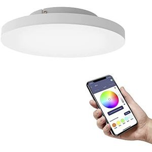 EGLO connect.z Smart Home LED paneel Turcona-Z, plafondlamp Ø 45 cm, ZigBee, app en spraakbesturing, lichtkleur instelbaar, dimbaar