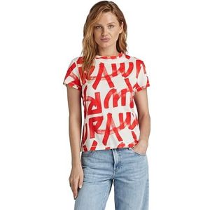 G-STAR RAW Calligraphy ao, Meerkleurig (Antique White Inv Raw Paint D24500-c565-g418), XXS