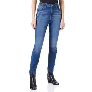 Wrangler Skinny damesbroek, medium blauw, W28/L34