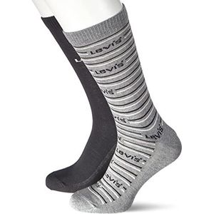 Levi's Unisex Sneaker Classic Sock, Black/Marshmellow, 43/46, zwart/marshmellow, 43-46 EU