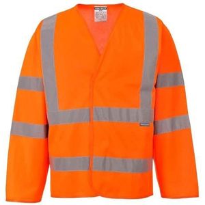 Portwest C473 HI-Vis Twee Band en Brace Jas, Normaal, Grootte S/M, Oranje