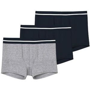 NAME IT KIDS Boxershort NKMBOXER - set van 3 Zwart/Grijs