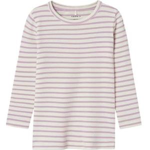 NAME IT Nmnbani Ls XSL Top Noos voor kinderen, uniseks, Winsome Orchid, 122-128