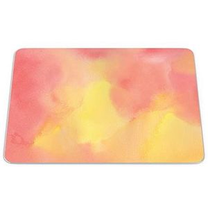 Bonamaison, Rechthoek digitaal bedrukte muismat, antislip onderkant, voor kantoor en thuis, afmetingen: 22x18 cm