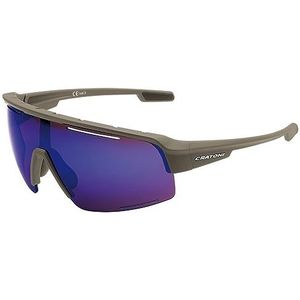 Cratoni C-MATIC COLOR+ SPORT Fietsbril, sportbril, zonnebril, high-definition glas (koffie- blauw)