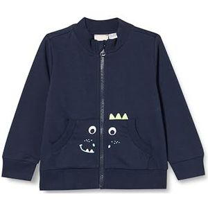 Chicco Sweatshirt Met Ritssluiting jongens, Blauw (1), 18M, Design in Italië