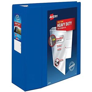 Avery Heavy Duty View 3 Ring Binder, 5"" One Touch EZD Ring, Houdt 8,5"" x 11"" papier, 1 Pacific Blue Binder (79817)