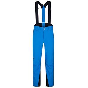 Ziener TAGA Skibroek voor heren, snowboardbroek, bandjes, waterdicht, PFC-vrij, persisch blauw, maat 54