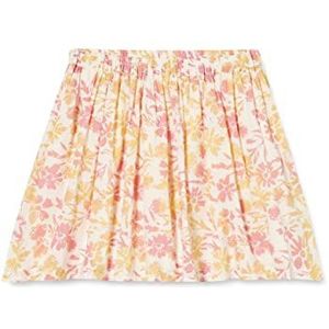 Noa Noa miniature Girl's EmiliNNM Skirt, print offwhite/rose/geel, 140, Print Offwhite/Rose/Yellow, 140 cm