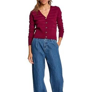 Morgan 252-Menthi Damesvest, Plum M, M