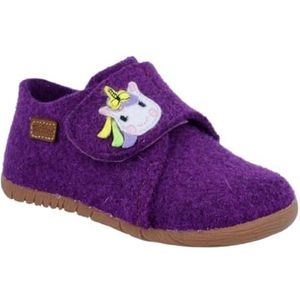 Richter Kinderschuhe Filzi Pantoffels voor meisjes, pruim, 29 EU