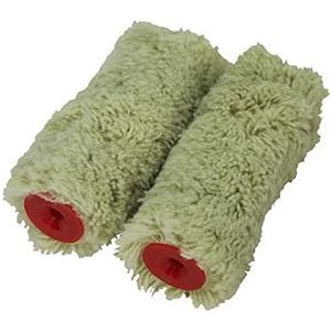 Faithfull FAIRMINI2MAS Mini Roller Vullingen 100mm (4in) Twin Pack. Voor metselwerk verf op ruwe oppervlakken