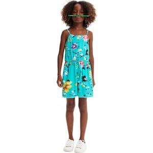 Korte jumpsuit met schouderbandjes