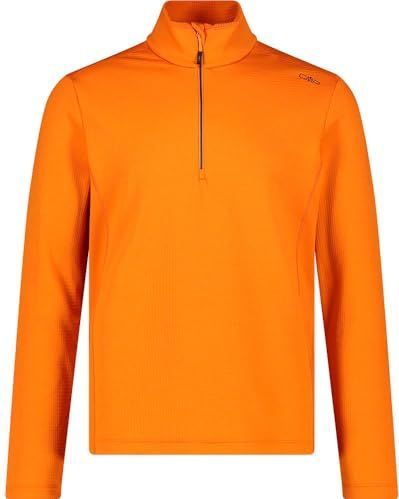 CMP - Herensweatshirt - Zwart - Grid Tech Fleece - Comfortabel voor Buitenactiviteiten