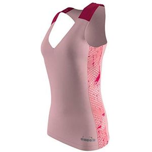 Diadora dames, Clay tank-top roze, roze, XL bovenkleding
