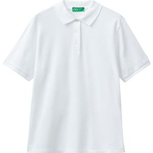 United Colors of Benetton Poloshirt voor dames, wit 101., XS