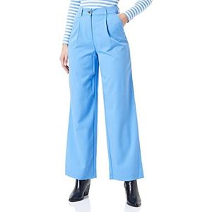 PIECES High Waist Loose Fit Pantalon Blauw