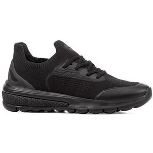 Geox D SPHERICA ACTIF C Sneakers voor dames, zwart, 35 EU, zwart, 35 EU