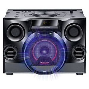 Mac Audio MMC 800 | High Power Sound System met Bluetooth, USB, CD-speler en FM-tuner | Geïntegreerde DJ modus, Party Mode Output - zwart
