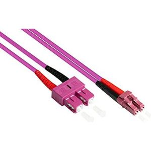 Patchkabel LWL Duplex OM4 (Multimode, 50/125) LC/SC, 10m, Good Connections®