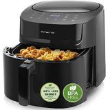 Emerio Enorme digitale heteluchtfriteuse, TOP AirFryer, frituren zonder extra olie, 7,2 liter volume, 8 automatische programma's, Cool Touch, BPA-vrij, snelle opwarming, 1800 watt, AF-129622.1