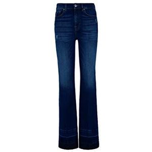 7 For All Mankind bootcut dames jeans, Donkerblauw, 25W