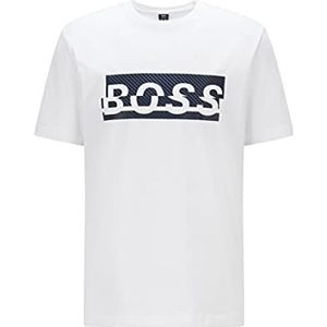 BOSS T-shirt voor heren, White100, XS