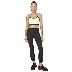 Trendyol Dames Sportkleding Normale Taille Elastische Manchet Jogger Joggingbroek, Zwart, S