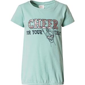 s.Oliver Junior Girl's T-shirt met korte mouwen, mint, 104/110