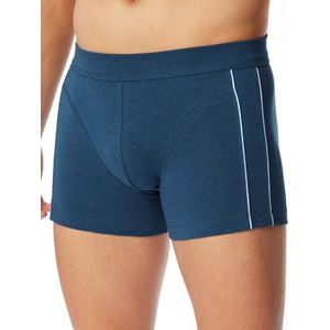 Schiesser Herenshorts - Comfort Fit, Donkerblauw-gemêleerd 181842, 4XL