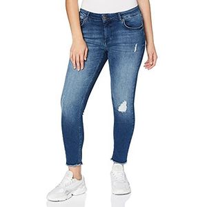 Pieces Carwilly Reg Skinny Ank Jeans Mbd Noos voor dames, blauw (medium blue denim), 46