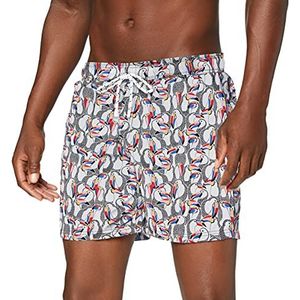 LVB Trendy boxershorts van sneldrogende stof voor heren, Stampa Tucano, S