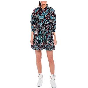 Replay W9027 jurk voor dames, 010 Avio/veelkleurig, XL, 010 Avio/Veelkleurig, XL