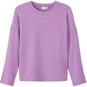 NAME IT Nkfvicti Ls Knit L Noos pullover voor meisjes, Violet Tulle, 104 cm