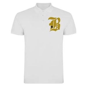 AMERICAN COLLEGE USA Uniseks poloshirt voor jongens en meisjes, wit, 14 Jaar