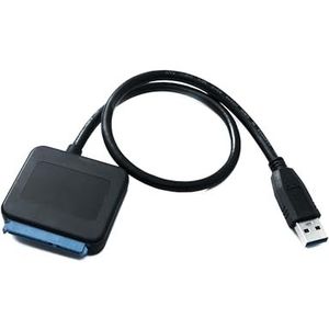 System-S SATA-kabel 40 cm 22-pins bus naar USB 3.0 type A stekker 2,5"" harde schijf adapter