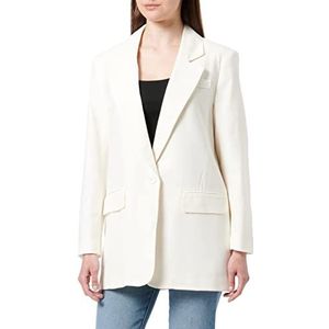 ONLY Dames ONLCARO-Lana L/S OVS Linen NOOS Blazer, Cloud Dancer, S