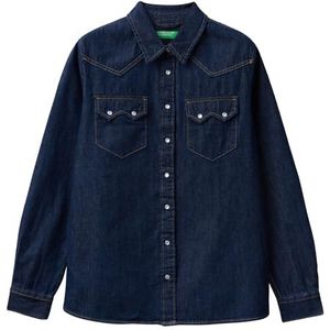 United Colors of Benetton Overhem, Blauw, XS