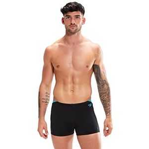 Speedo Hyperboom Splice Aquashort zwembroek voor heren, sneldrogend, training, fitness, chloorbestendig, aquashort (1 stuk)