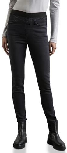 Street One Dames Thermische jeggings in Grijs, in size: 32